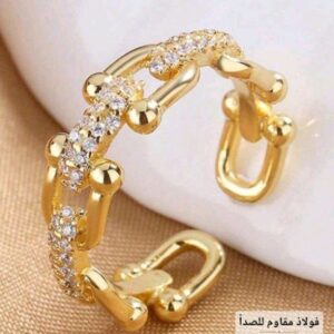 IMG_20260826_203549_756 خاتم ذهبي فولاذ مقاوم للصدأ، قابل للتكبير والتصغير